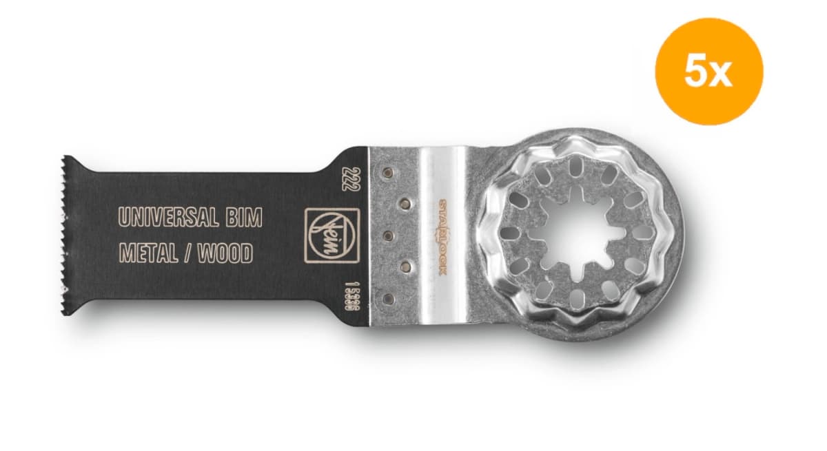Fein 63502222230 E-Cut Universal Zaagblad (5st) - 28 X 55mm