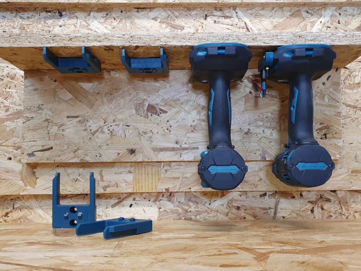 StealthMounts TM-MK40-BLU-4 Gereedschapshouders Voor Makita 40V XGT - Blauw - 4 Stuks thumbnail 2