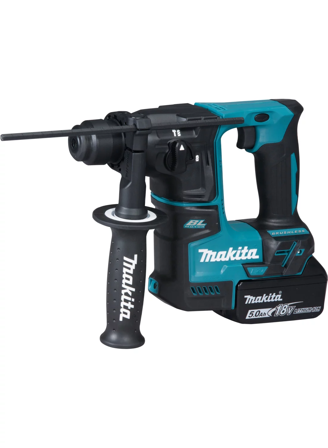 Makita DHR171RTJ 18V Li-Ion Accu SDS-plus Boorhamer Set (2x 5,0Ah Accu) In Mbox - 1,2J thumbnail 2