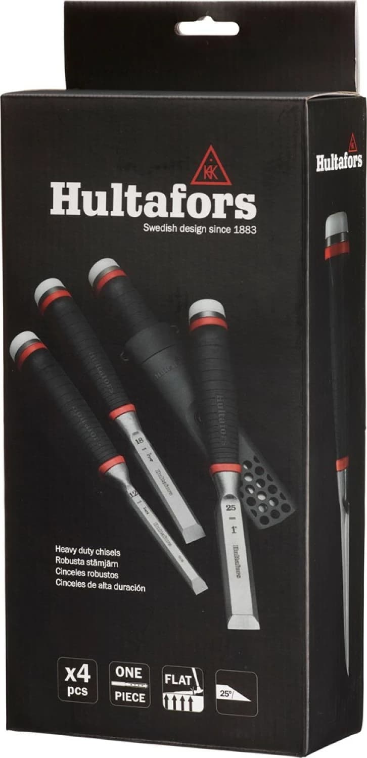 Hultafors HDC S4 Beitelset - 6/12/18/25mm thumbnail 3