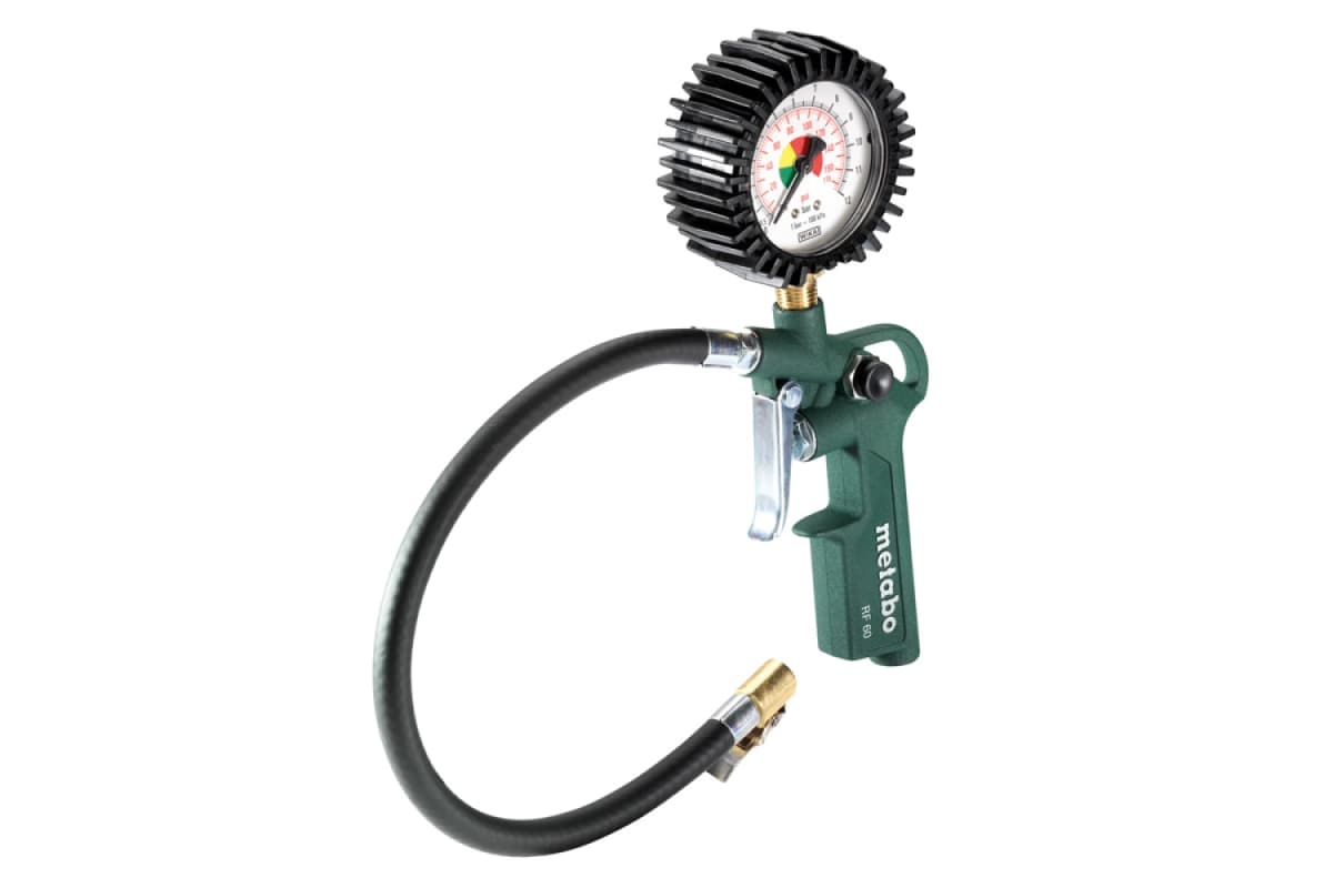 Metabo RF 60 Bandenpomp Met Spanningsmeter - 0,5-12 Bar