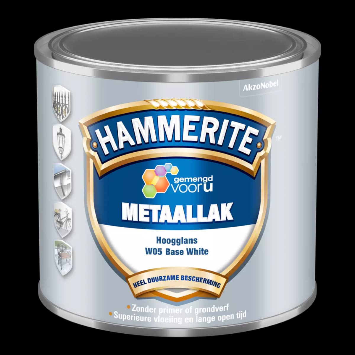 Hammerite Metaallak Hoogglans - Direct Over Roest - Op Kleur Gemengd - 0,5L