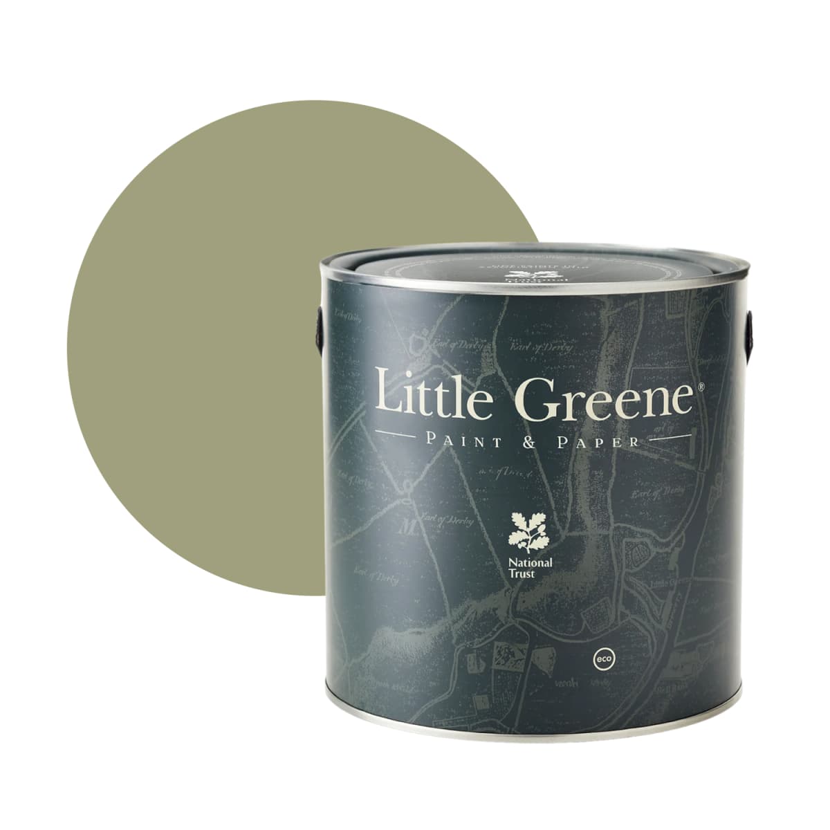 Little Greene Absolute Matt Emulsion - Normandy Grey No. 79 - 5L