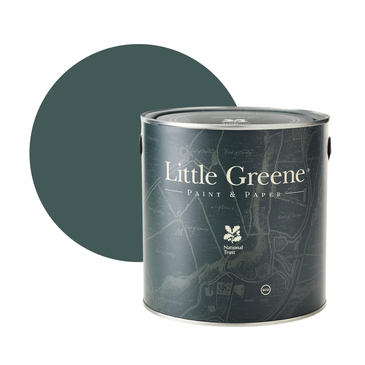 Little Greene Intelligent Eggshell - Harley Green No. 312 - 2,5L