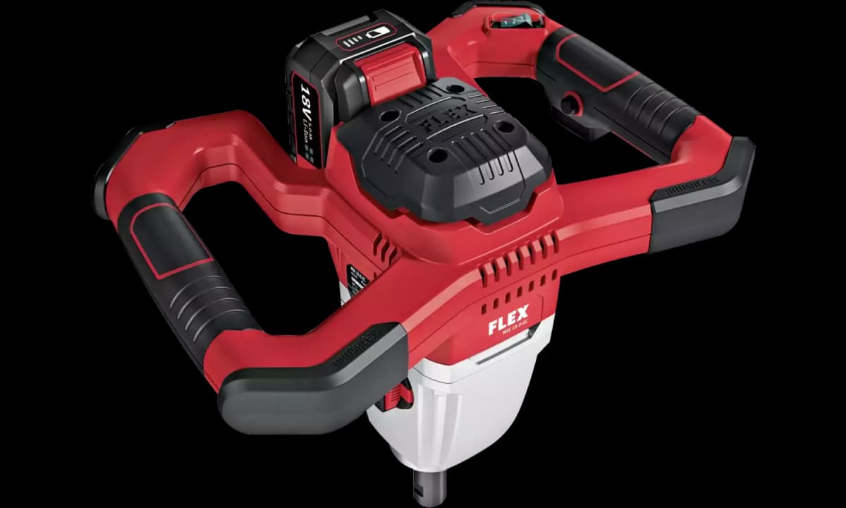 Flex MXE 18.0-EC WR2 120 Li-Ion Accu Mixer Body Met 3-traps Toerentalschakelaar - 2 Snelheden - 18V thumbnail 3