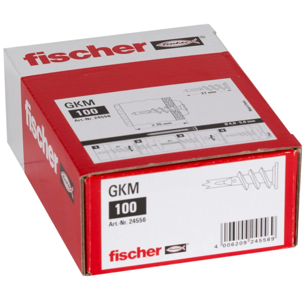 Fischer 24556 Metalen Gipsplaatplug GKM - 31mm (100st) thumbnail 2