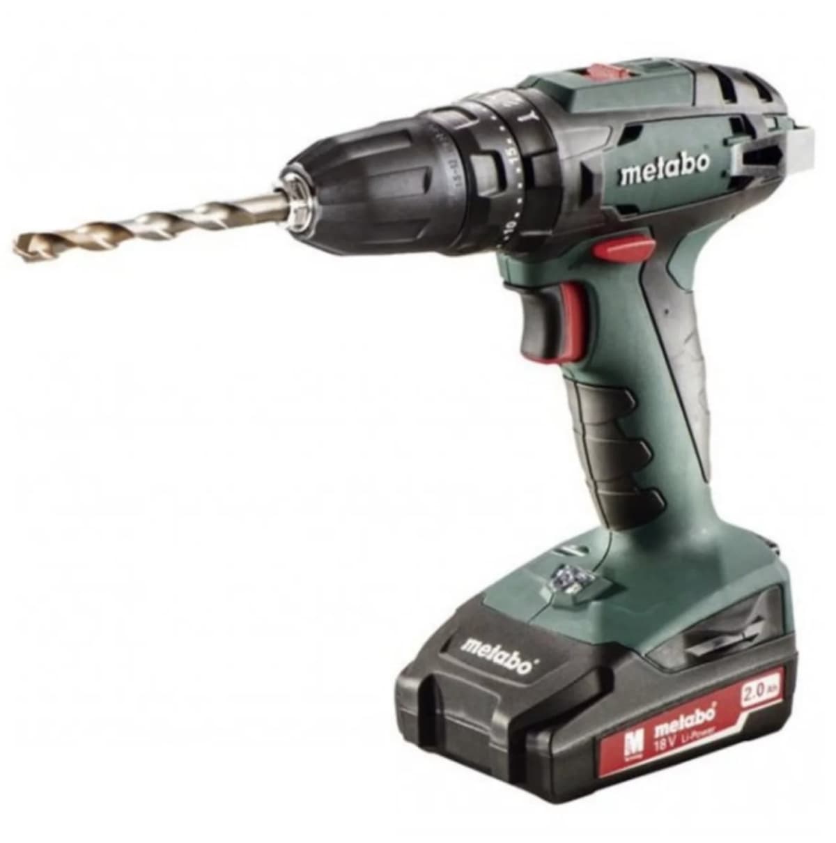 Metabo BS 18 18V Li-Ion Accu Boor-/schroefmachine Set (2x 2.0Ah Li-POWER Accu) In MetaBOX thumbnail 2
