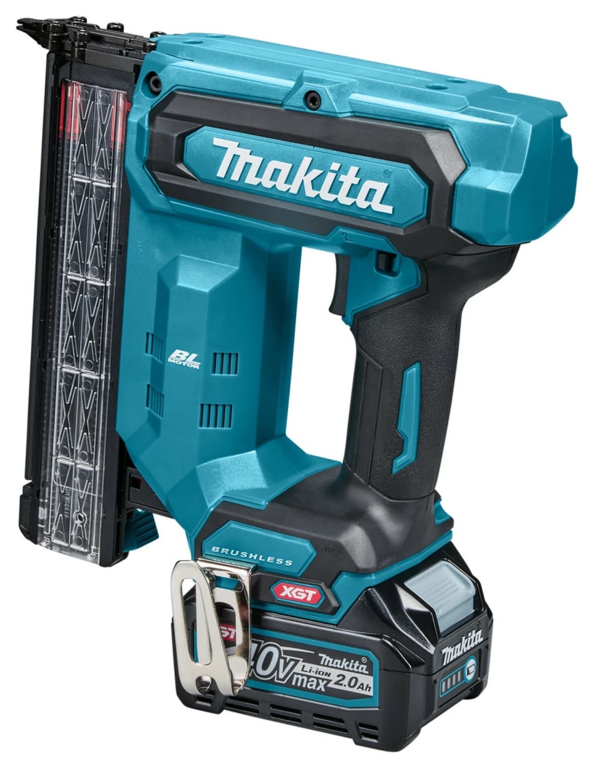Makita FN001GA202 XGT 40V Max Li-ion Accu Brad Tacker Set (2x2,0 Ah) In Mbox thumbnail 4