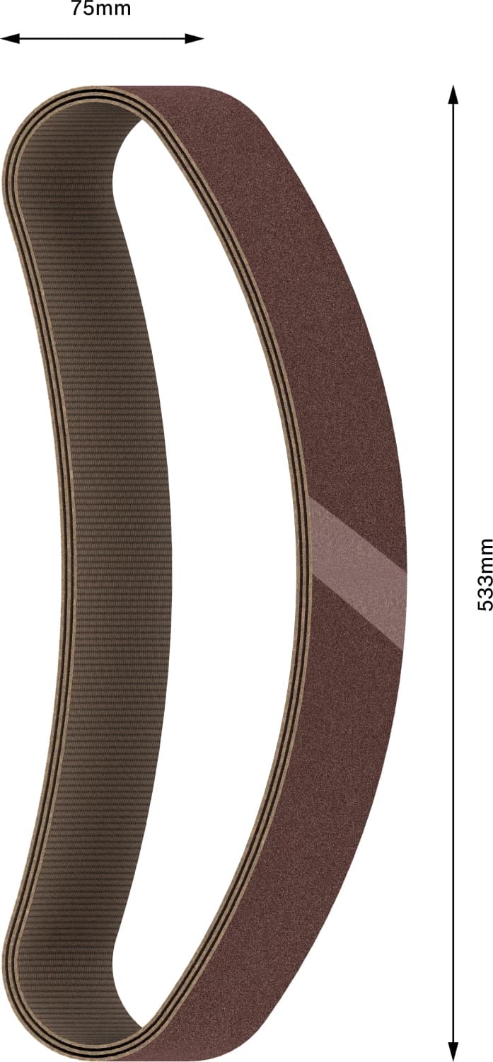 Bosch 2608607259 Schuurband X440 - K120 - 75 X 533mm (10st) thumbnail 3