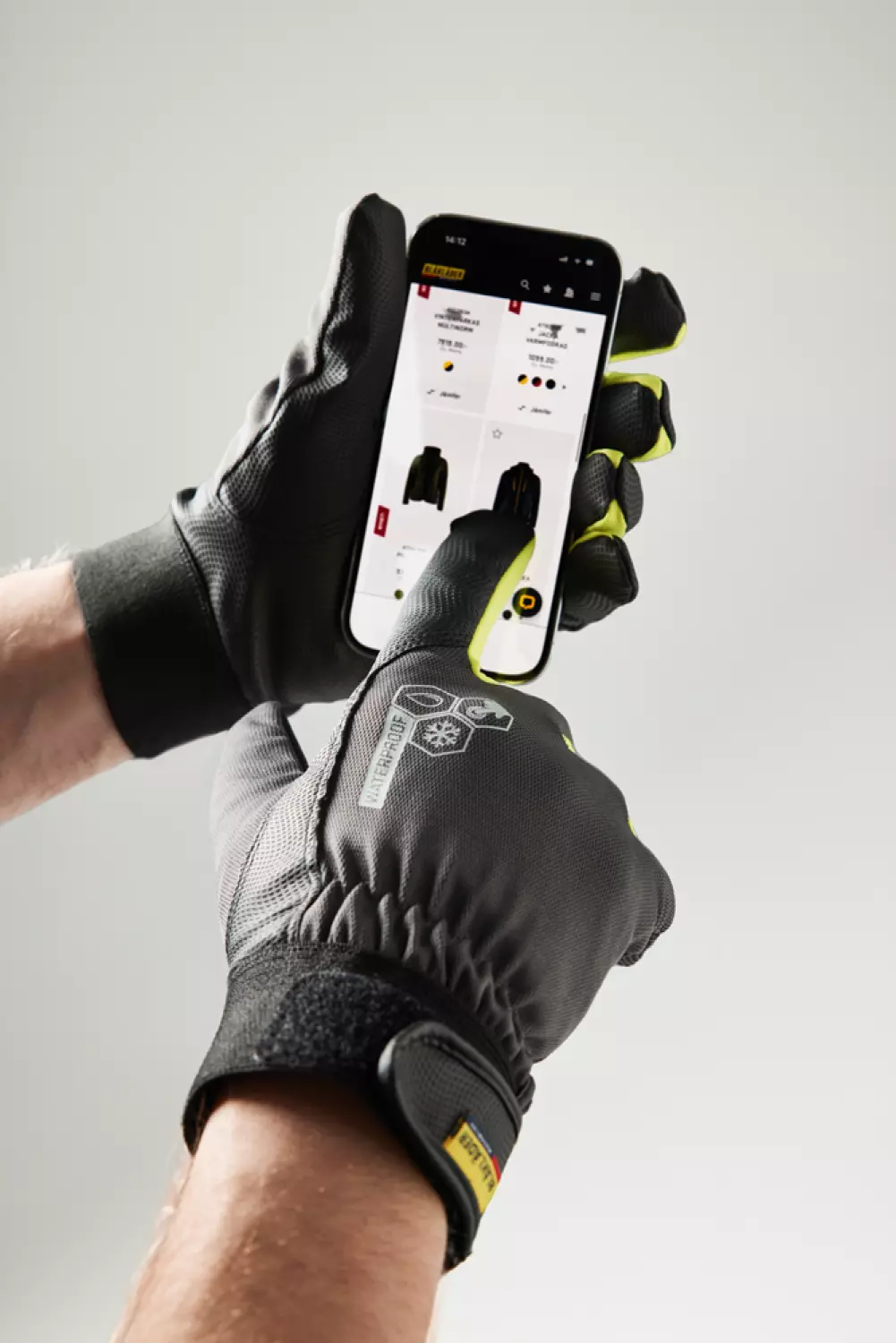 Blåkläder 2876 Werkhandschoenen Gevoerd Waterdicht Touch - 10 thumbnail 2