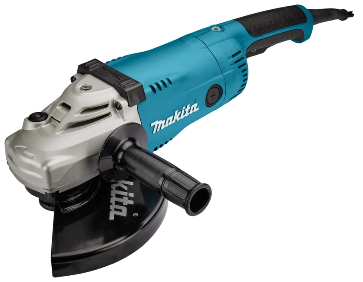 Makita GA9020RFK3 Haakse Slijper Incl. 2 Diamantzaagbladen In Koffer - 2200W - 230mm - Softstart thumbnail 2