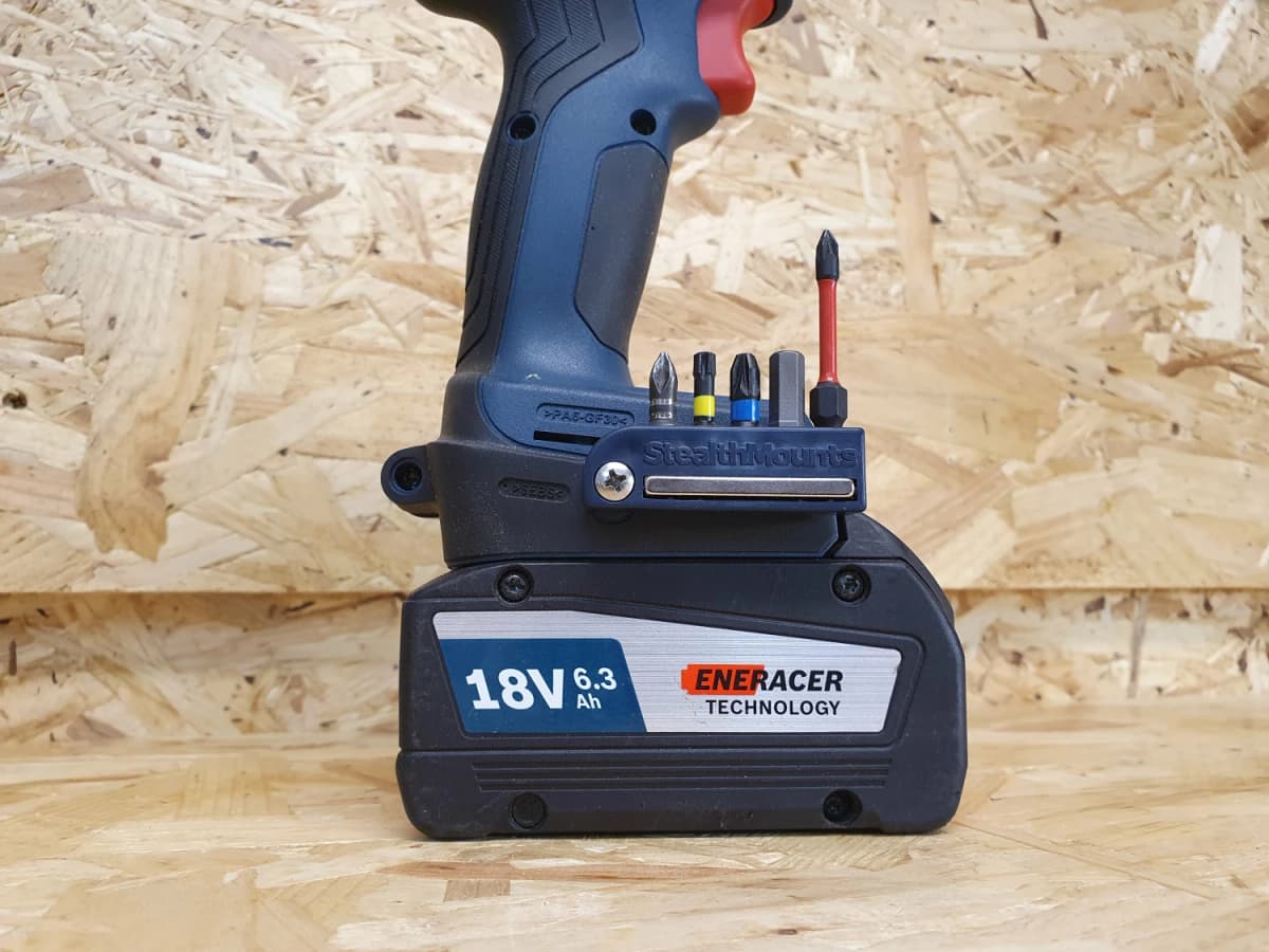 StealthMounts BH-BO-BLU-2 Magnetische Bithouder Voor Machines Bosch - Blauw- 2-pack thumbnail 2