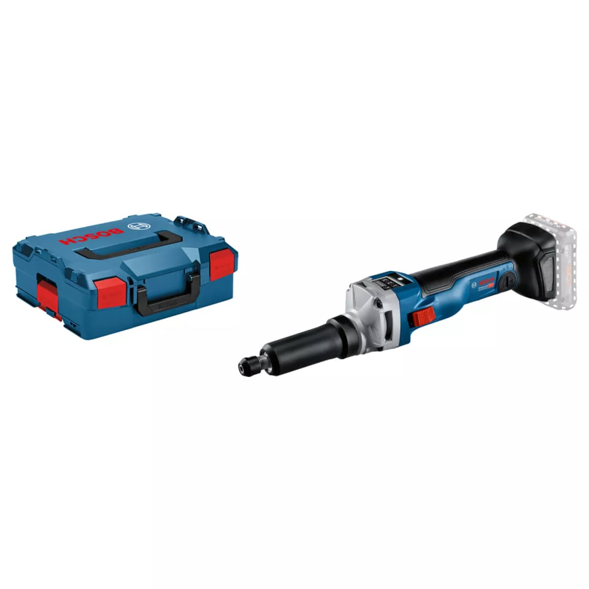 Bosch GGS 18V-10 SLC 18V Li-Ion Accu Rechte Slijper Body In L-Boxx - 6mm - Koolborstelloos