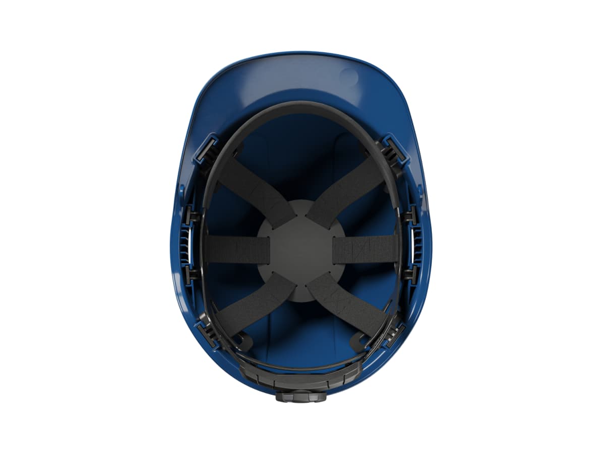 Hellberg 6-Punts Veiligheidshelm Factor ABS - Blauw thumbnail 4