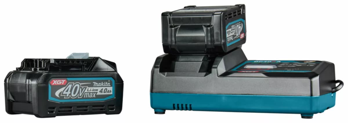Makita 191L77-9 40V Li-ion Accu Starterset (2x 4.0Ah Accu) + Lader thumbnail 3