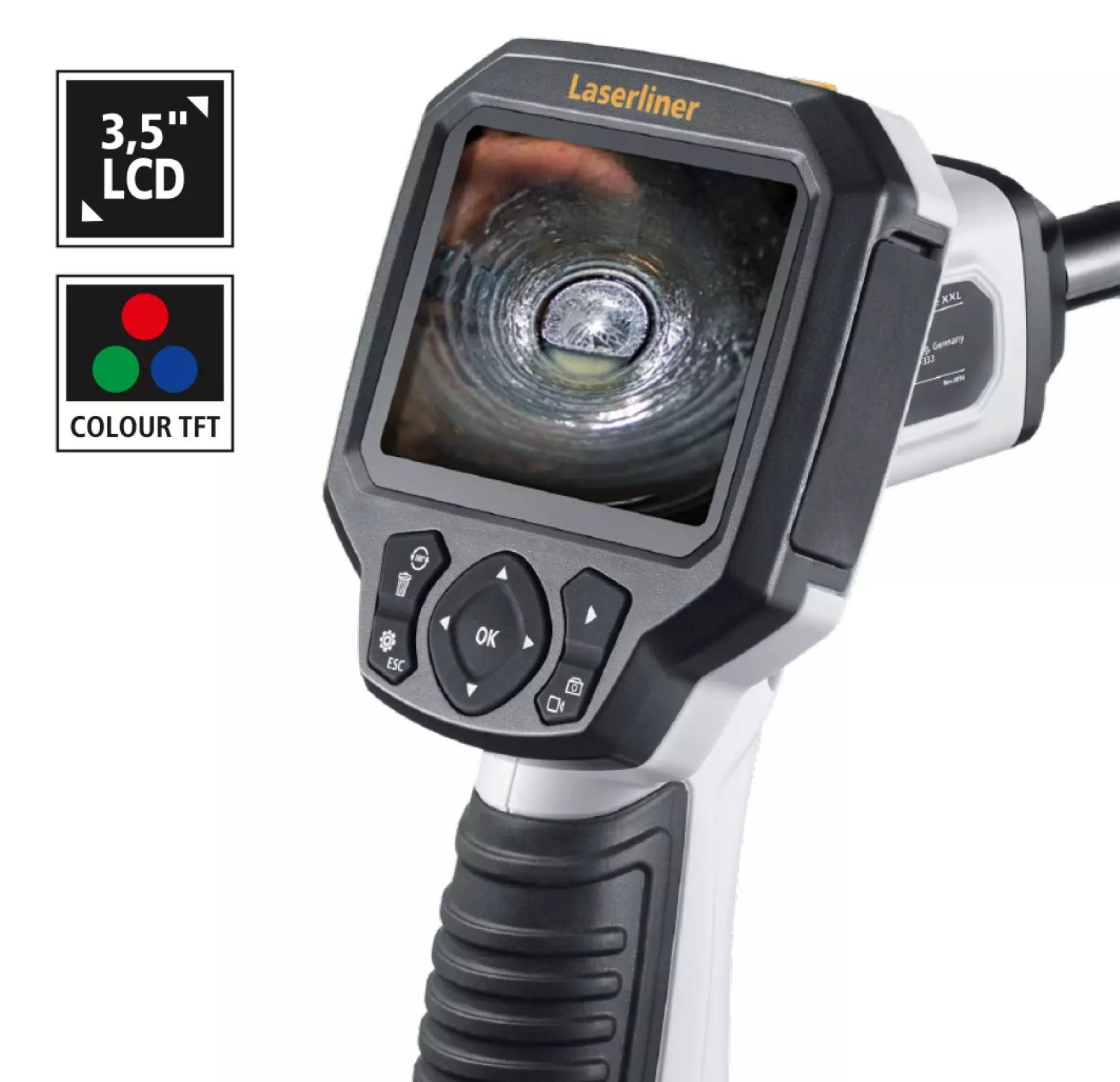 Laserliner VideoScope XXL Inspectiecamera - 9mm X 5m - 640 X 480px - 4GB thumbnail 4