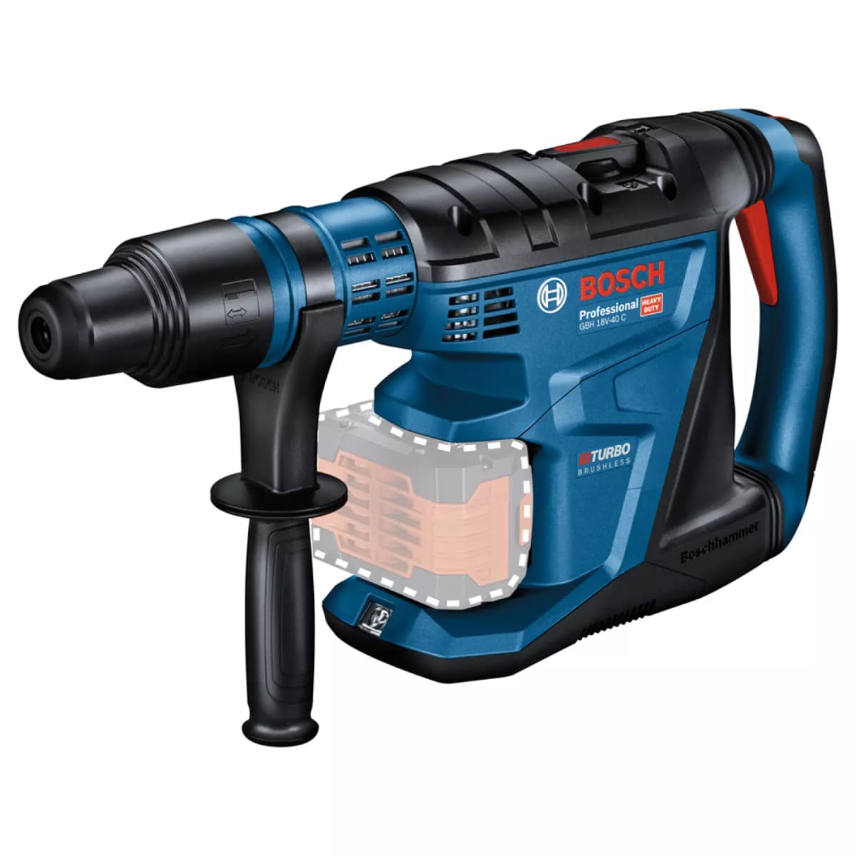 Bosch GBH 18V-40 C 18V Li-ion Accu Boorhamer Body In XL-Boxx - 9J - 40mm thumbnail 2