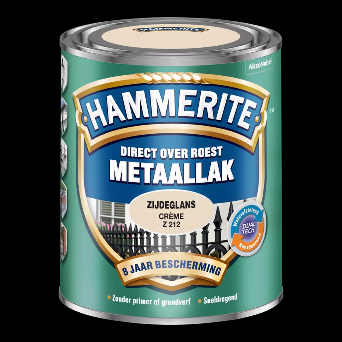 Hammerite Metaallak Zijdeglans - Creme - 0,75L