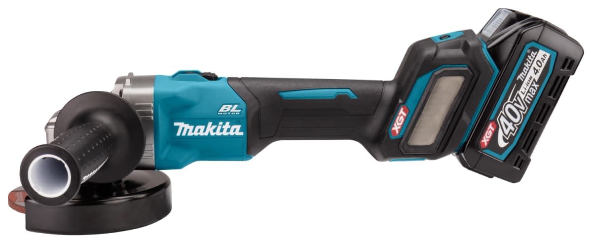 Makita GA026GM201 XGT 40V Max Li-ion Accu Haakse Slijper Set (2x 4.0Ah) In Mbox -125mm thumbnail 3