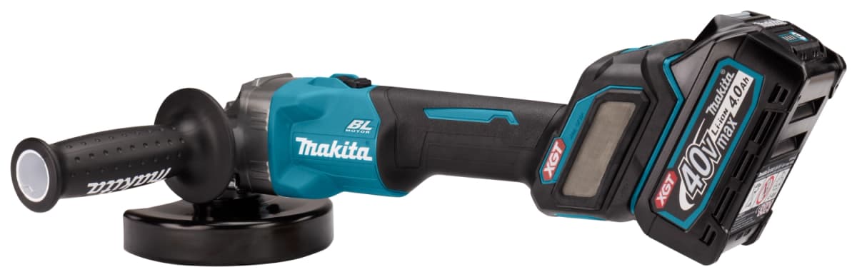 Makita GA026GM201 XGT 40V Max Li-ion Accu Haakse Slijper Set (2x 4.0Ah) In Mbox -125mm thumbnail 4