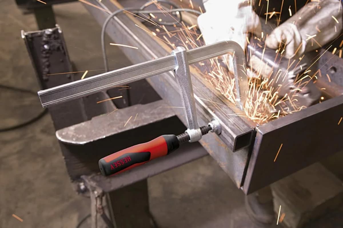 Bessey GZ20 Lijmklem - Geheel Staal - 200 X 100mm thumbnail 3