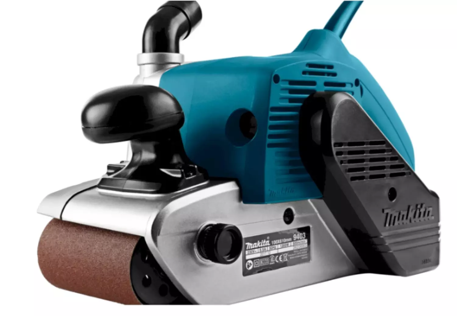 Makita 9403J Bandschuurmachine In Mbox - 1200W - 100 X 610mm thumbnail 3