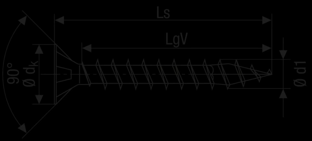 SPAX Universele Schroeven Verzonken Kop - Voldraad - Z2 - 5.0x50 Mm (200st) thumbnail 3