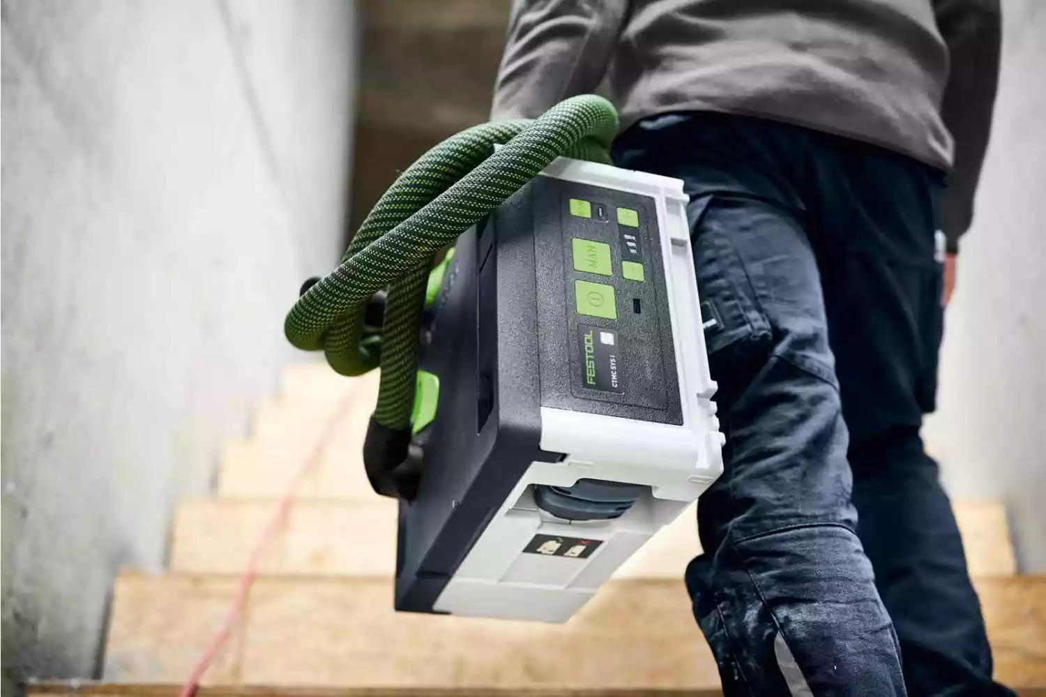 Festool CTLC SYS I-Basic 36V (2x18V) Li-Ion Accu Stofzuiger Body- 2400l/min thumbnail 3