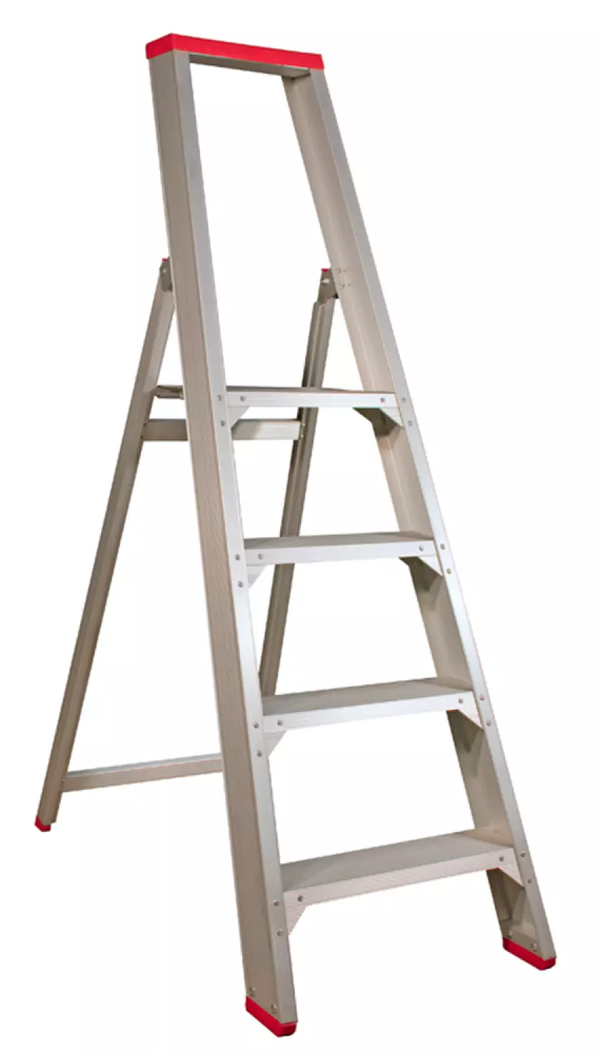 Little Jumbo 4741000104 SuperPRO Trap - Enkel - Aluminium - 4 Treden - Max. Werkhoogte 0.95 M.