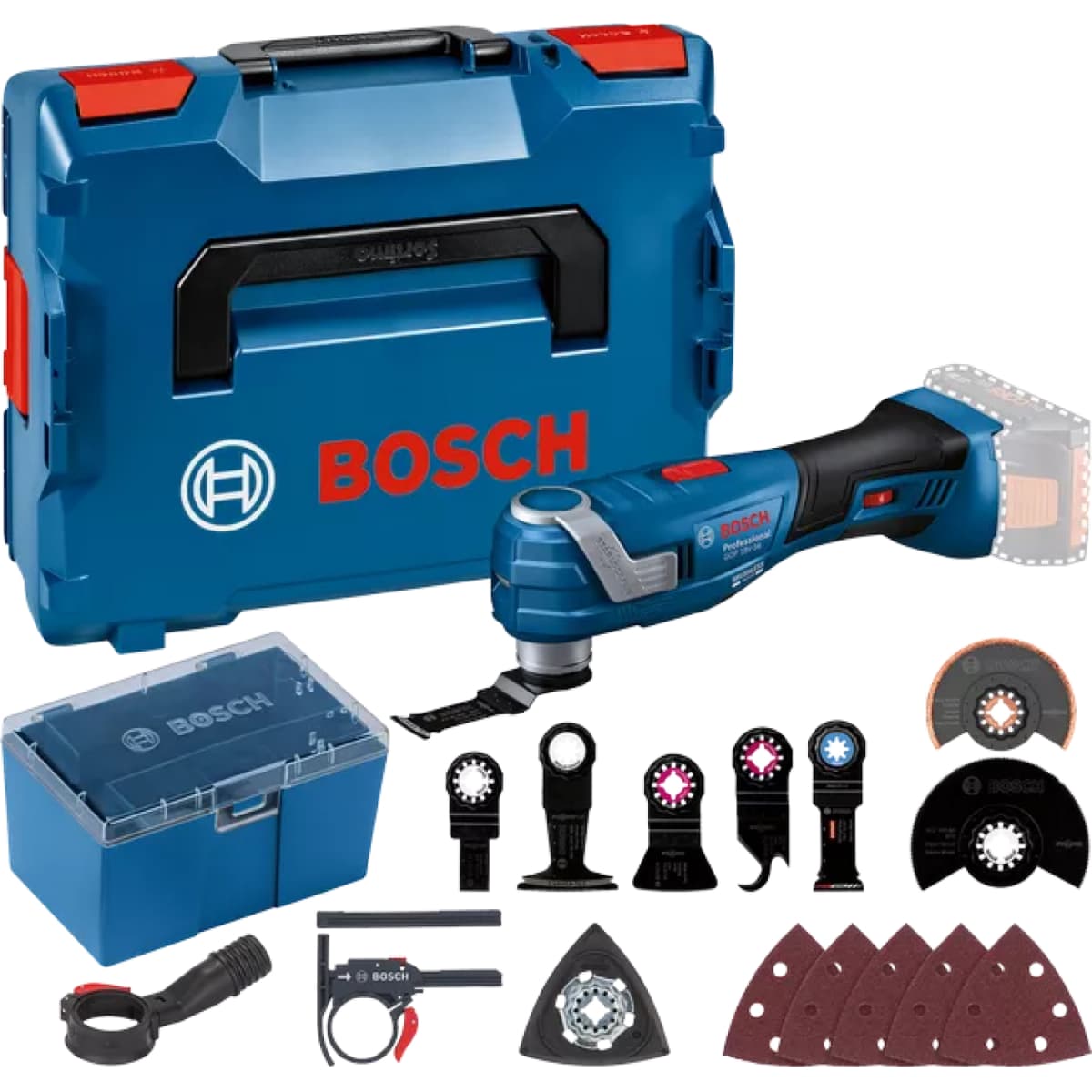 Bosch GOP 18V-34 18V Accu Multitool Body Incl. Accessoireset In L-Boxx