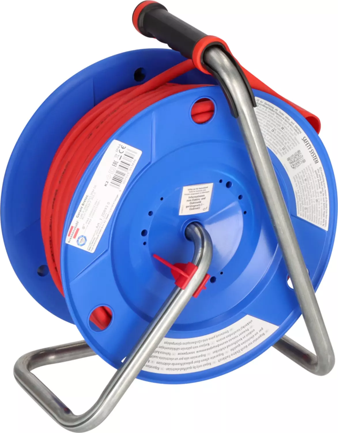 Brennenstuhl 1208930 Garant Bretec IP44 Kabelhaspel - H07RN-F 3G1,5 - 40m thumbnail 2