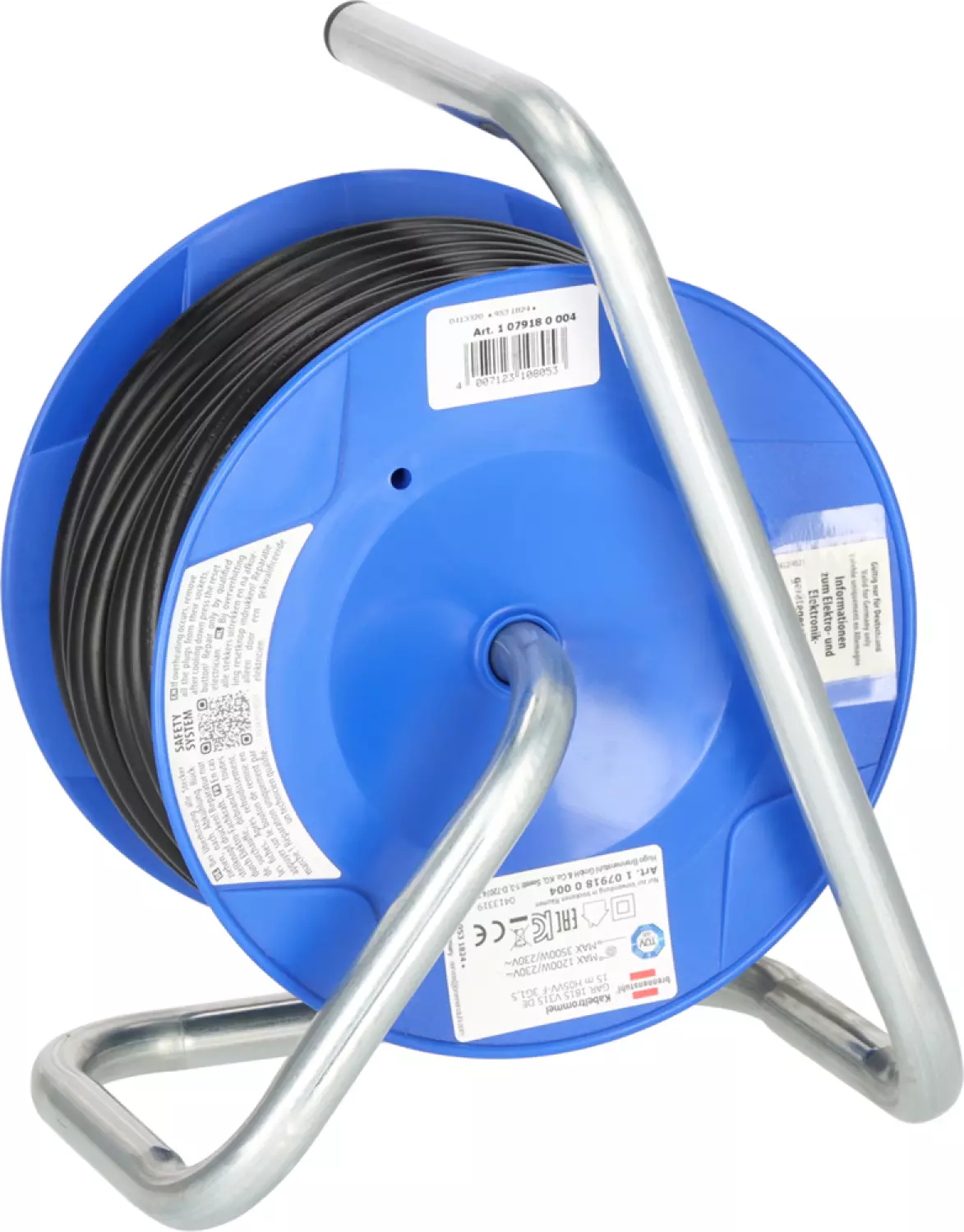 Brennenstuhl 1079180004 Kompakt Kabelhaspel - H05VV-F 3G1,5 - 15m thumbnail 2