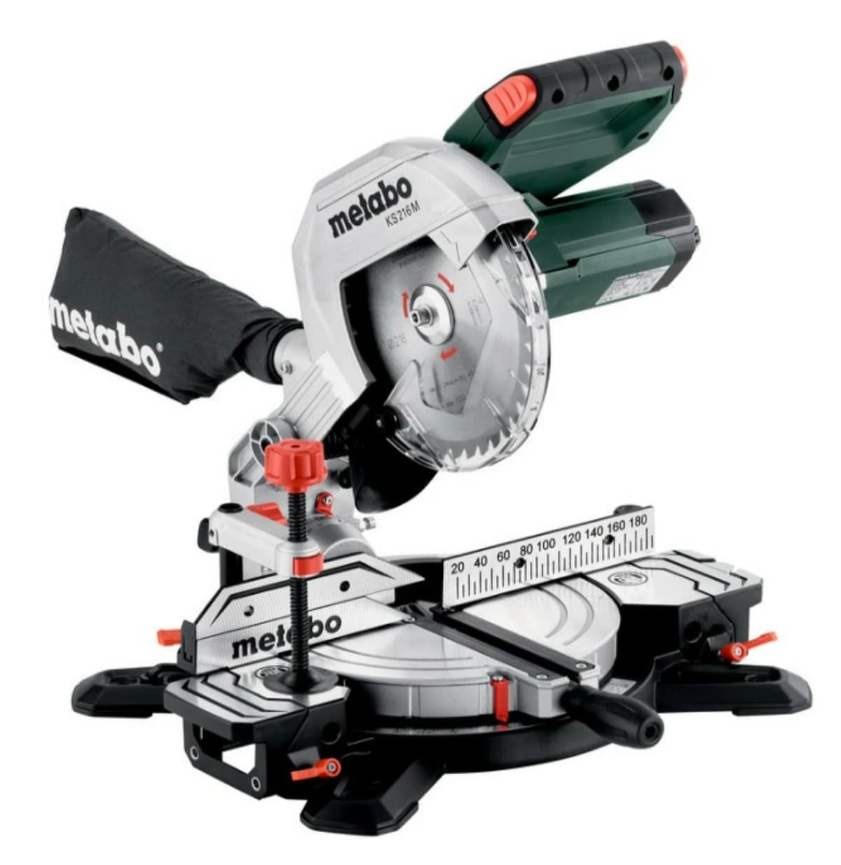 Metabo KGS 216 M Afkortzaag - 1500W - 216 X 30mm - Quick Hendel - Met Extra Zaagblad thumbnail 2