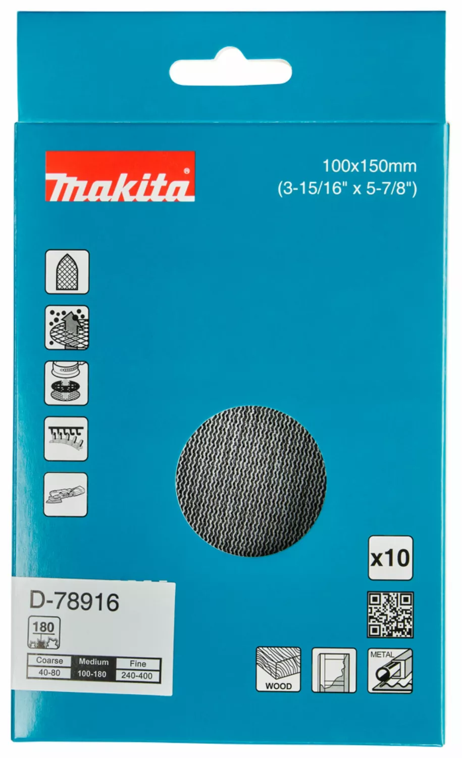 Makita D-78916 Schuurnet - 100x150mm K180 thumbnail 3