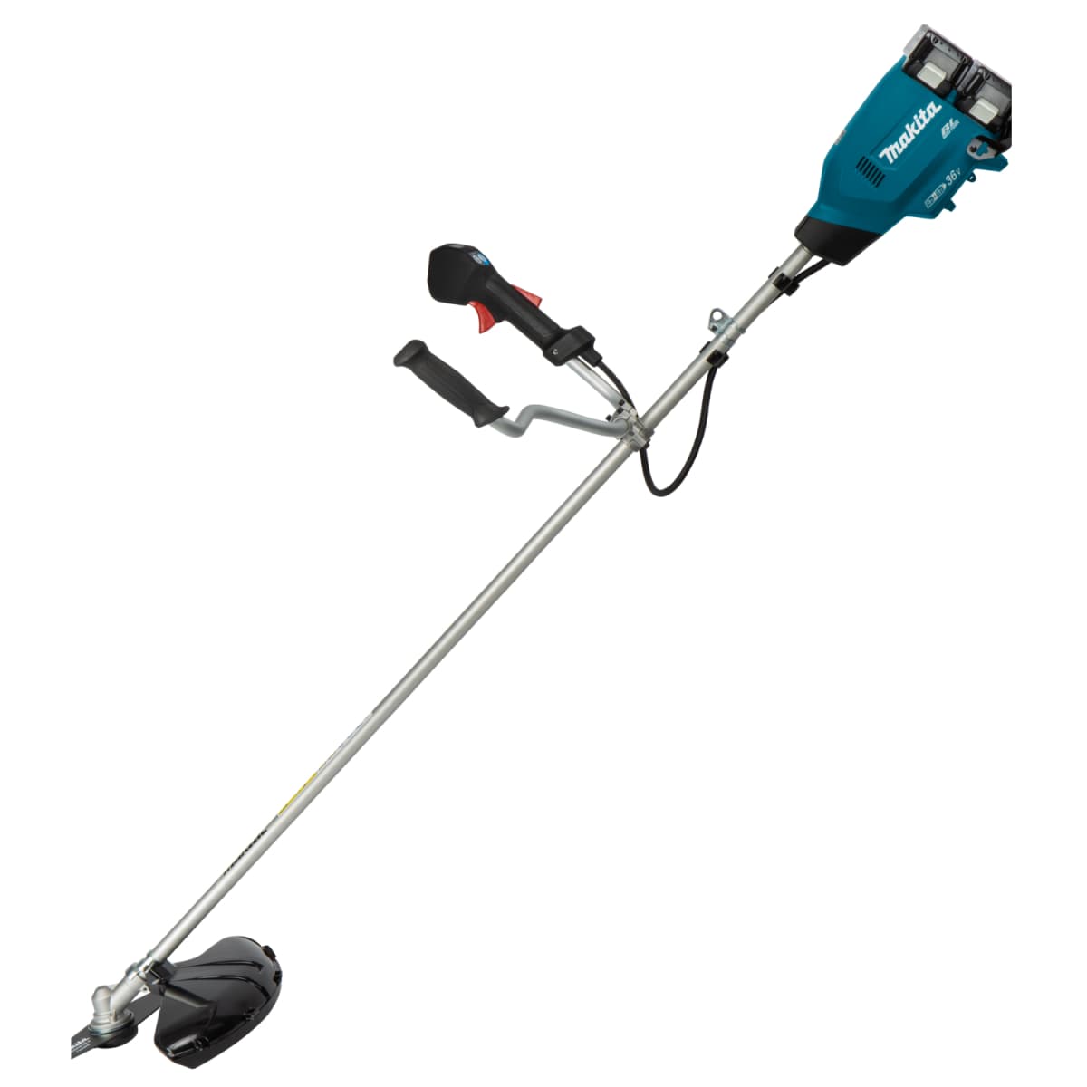 Makita DUR369APT2 36V (2x18V) Li-Ion Accu Grastrimmer / Bosmaaier Set (2x 5.0Ah Accu) - U-greep - Koolborstelloos thumbnail 3