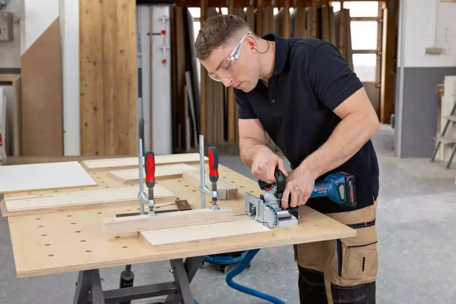 Bosch GFF 18V-22 18V Accu Lamellenfrees Body In L-boxx thumbnail 3