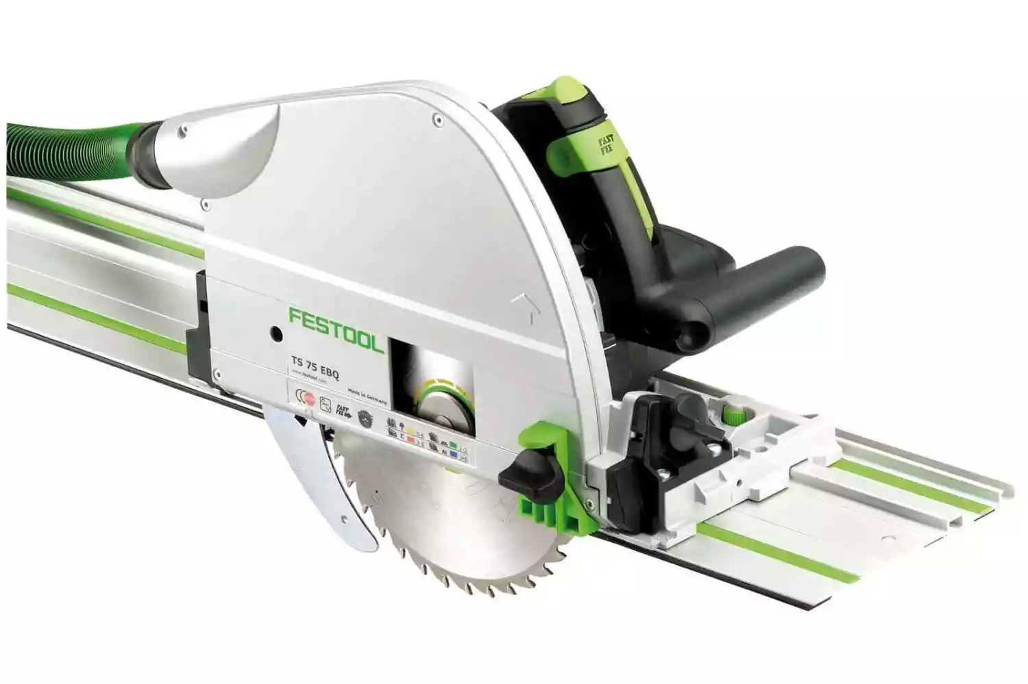 Festool TS 75 EBQ-Plus-FS Invalcirkelzaagmachine In Systainer - Incl. Geleiderail thumbnail 2