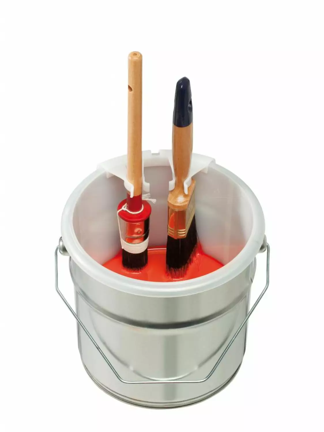 Go Paint Kwastenclip Kunststof - Wit - Per Stuk