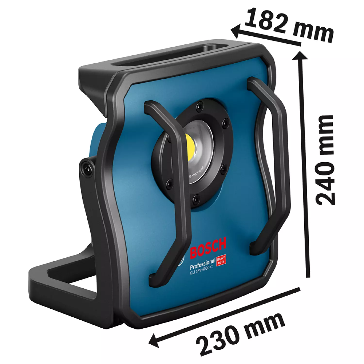 Bosch GLI 18V-4000 C 18V Li-Ion Accu Lamp - 4000Lm thumbnail 2