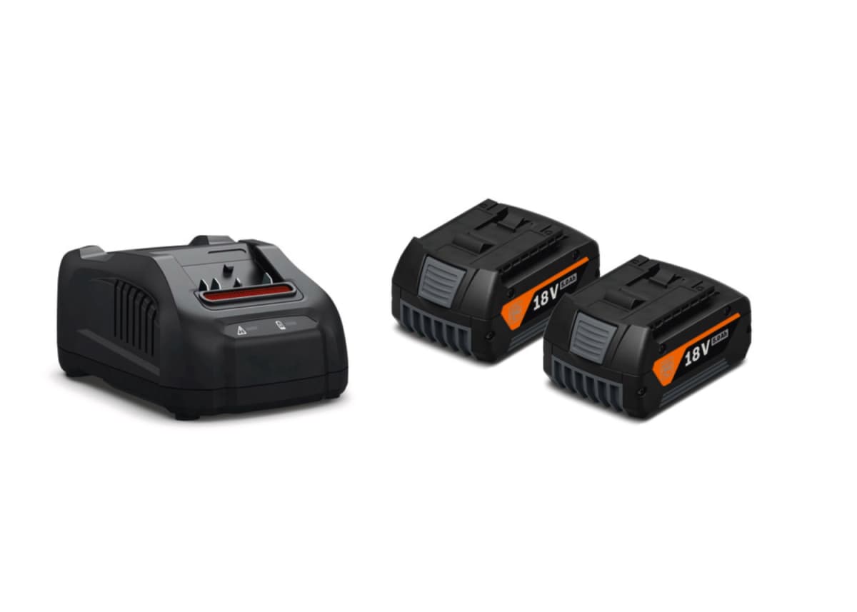 Fein 92604246010 18V Li-ion Accu Starterset (2x 5.0Ah) + Lader