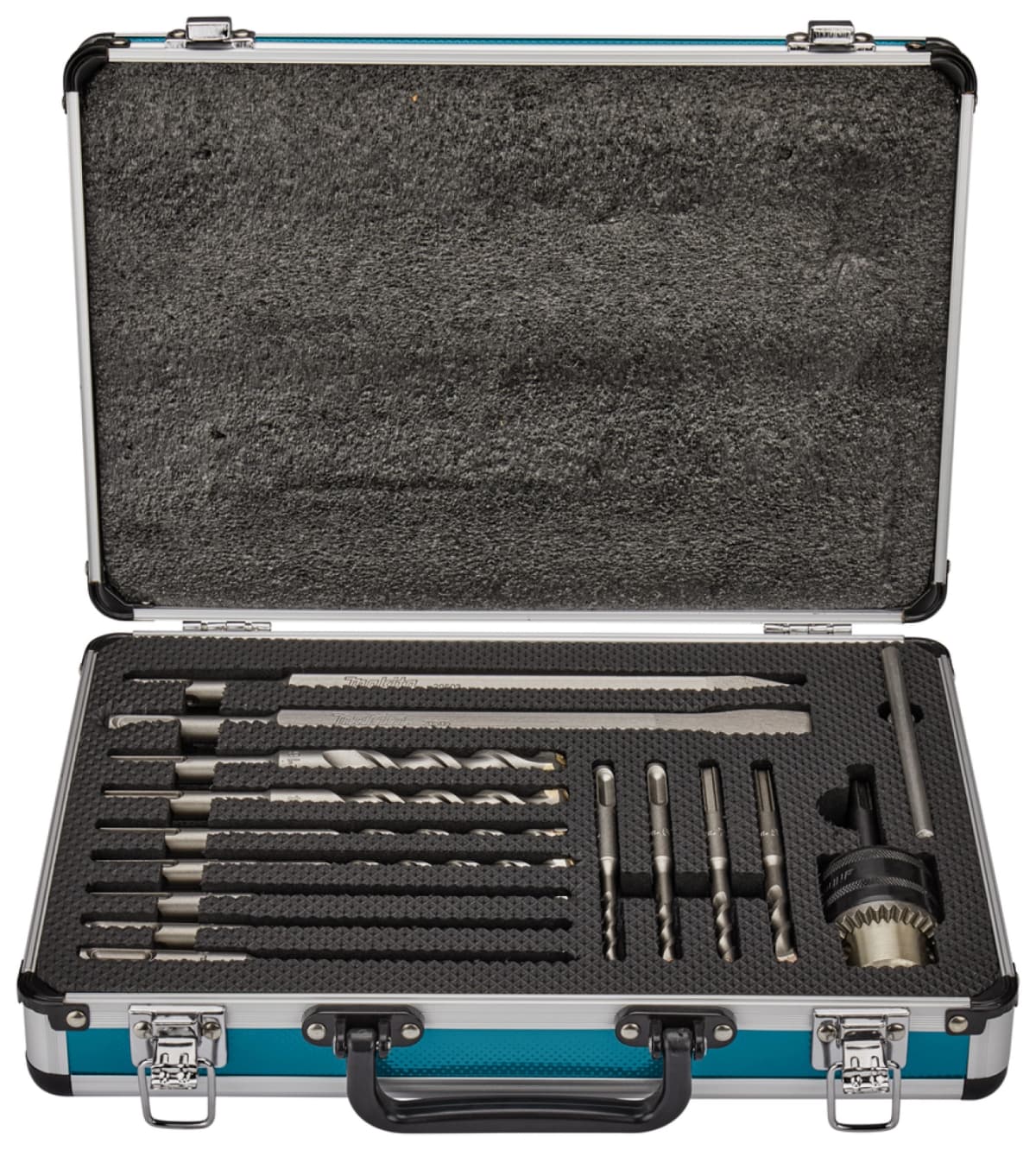 Makita D-71174 14-delige Boor-/beitelset In Koffer - SDS-Plus