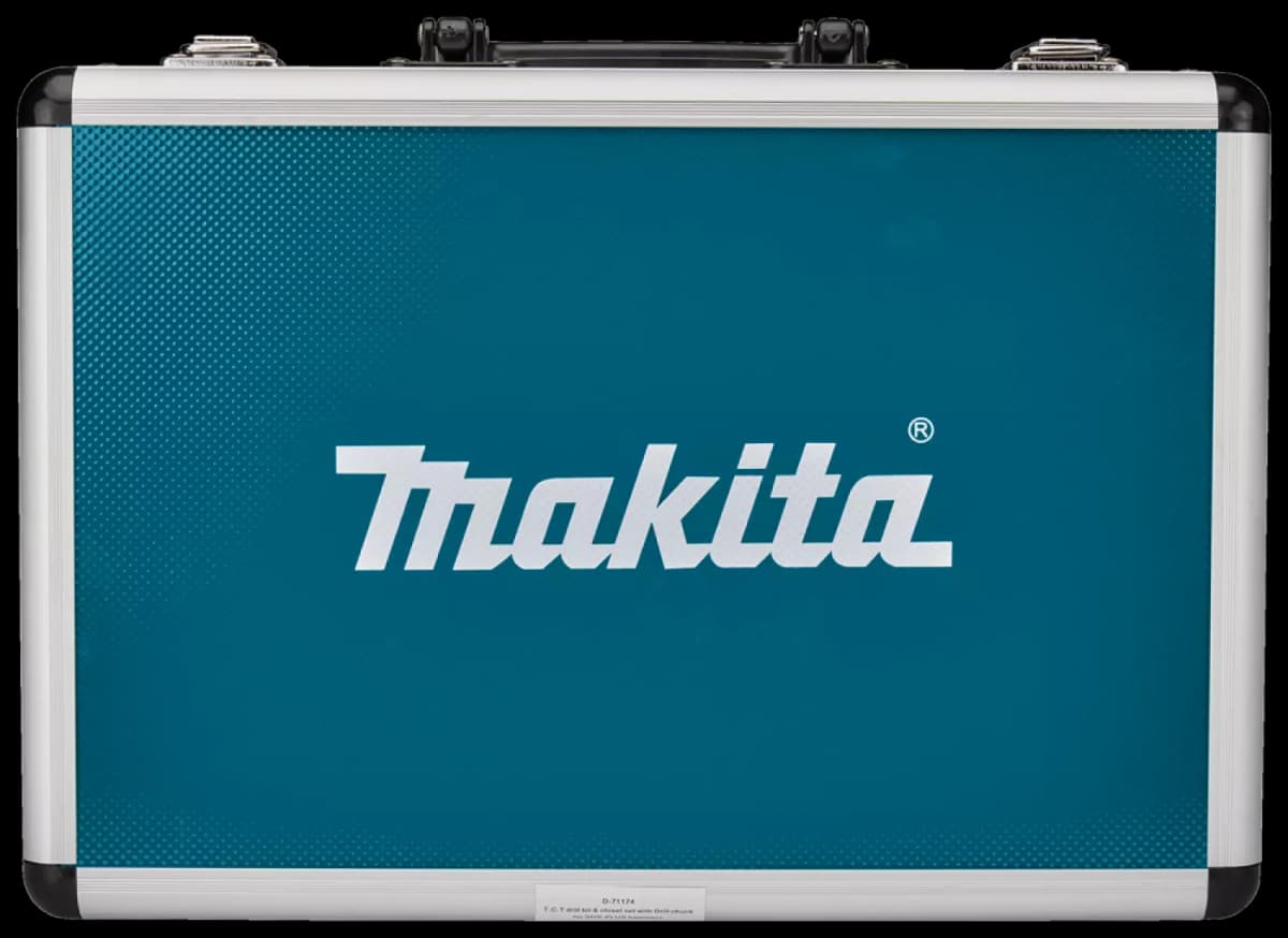 Makita D-71174 14-delige Boor-/beitelset In Koffer - SDS-Plus thumbnail 4