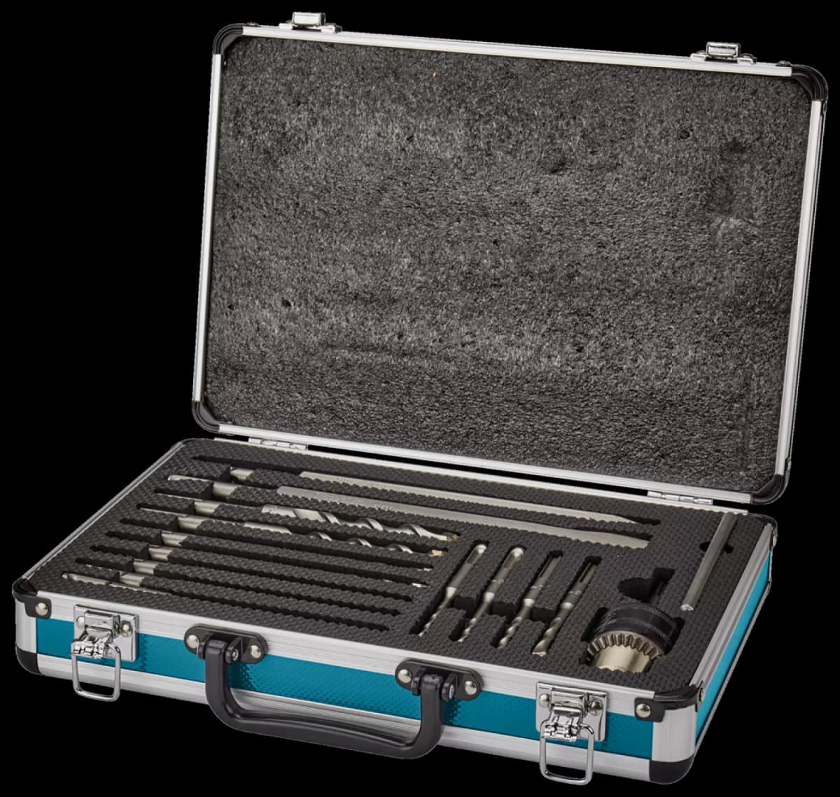 Makita D-71174 14-delige Boor-/beitelset In Koffer - SDS-Plus thumbnail 3