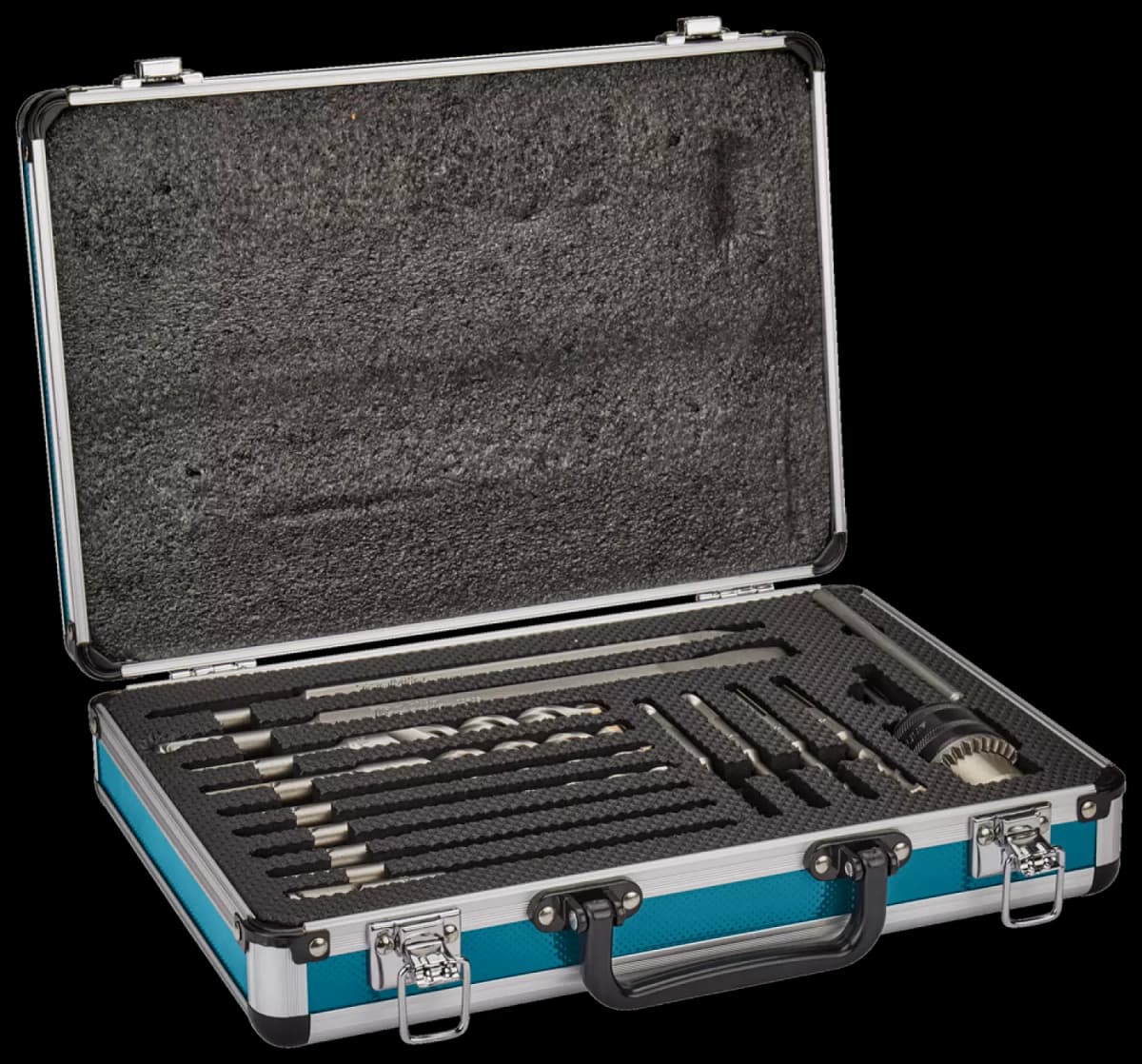 Makita D-71174 14-delige Boor-/beitelset In Koffer - SDS-Plus thumbnail 2
