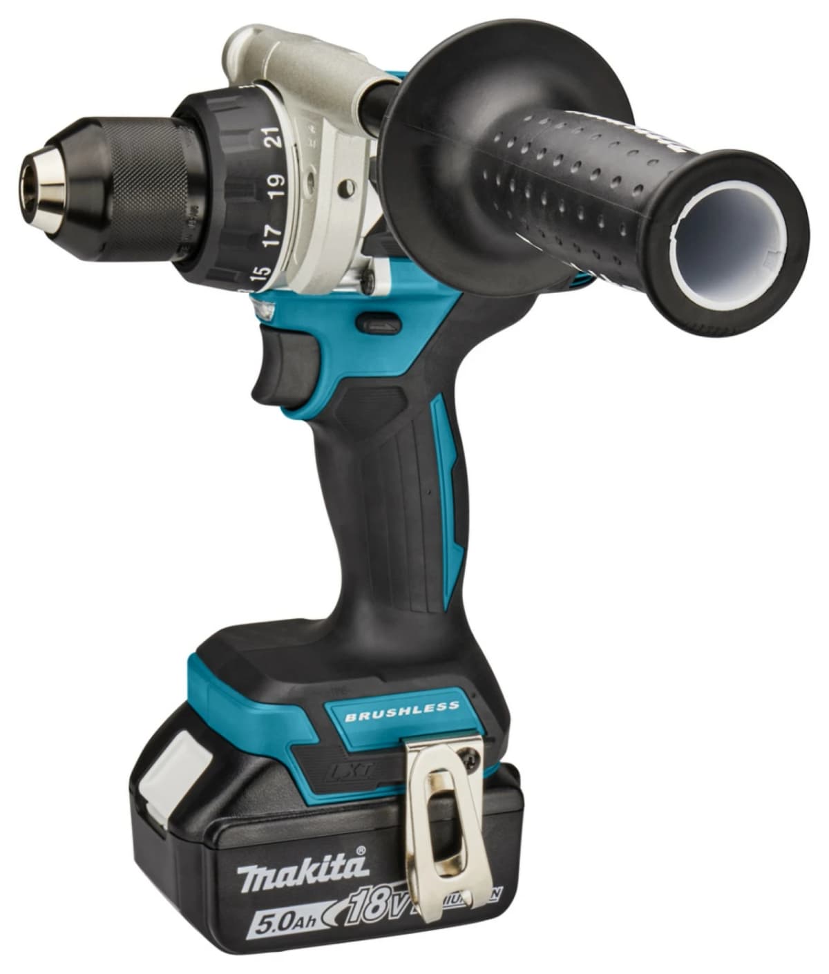 Makita DLX7020TX1 18V Li-ion Accu 7-delige Combiset (2x 5.0Ah Accu) In Tas thumbnail 2
