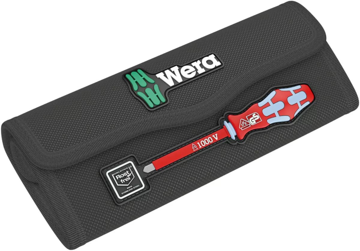 Wera 05006631001 17-delig Kraftform Kompakt VDE RVS 17 Extra Slim 1 Tool Finder Wisselklingenset In Etui thumbnail 2