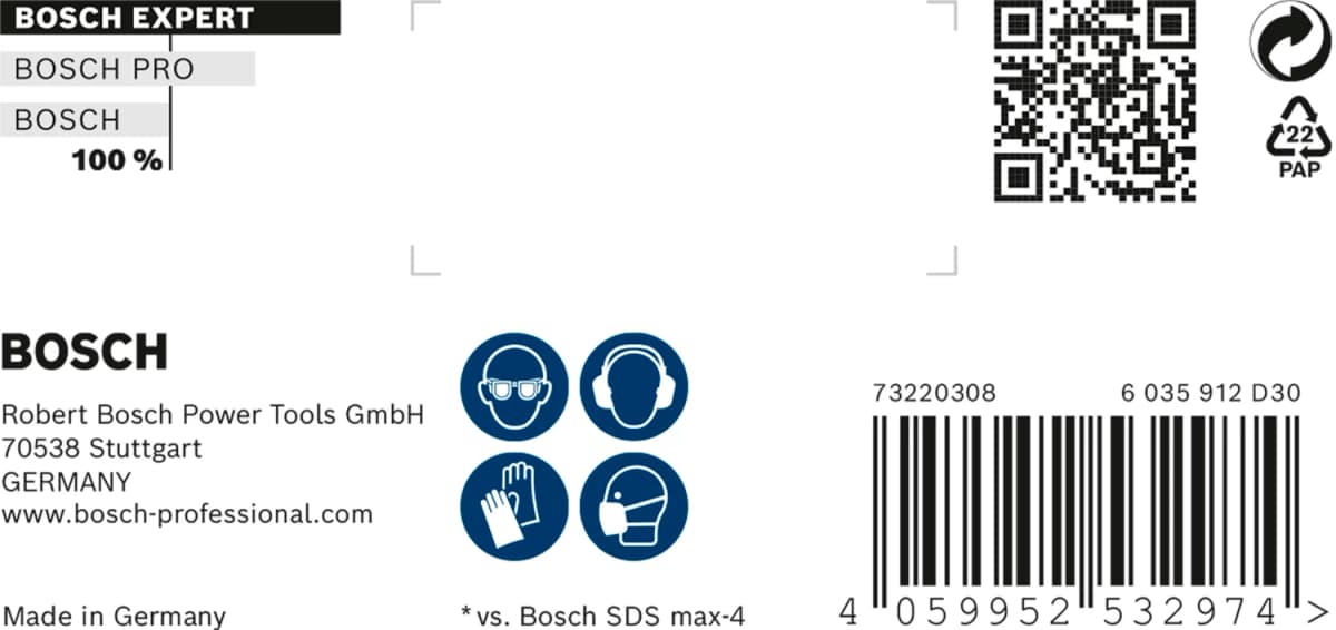Bosch 2608900223 EXPERT Hamerboor SDS Max-8X - 18x600x740mm thumbnail 3