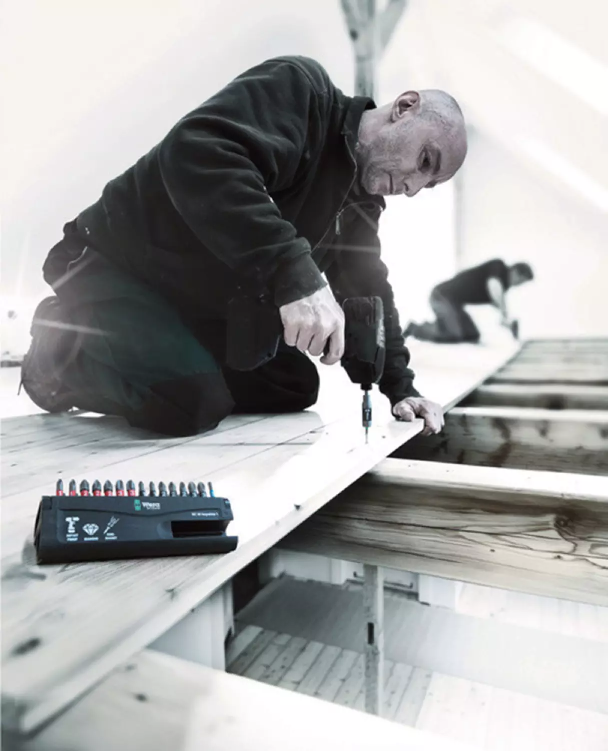 Wera 5057676001 Impaktor R Bithouder Met Ringmagneet En Springveer - 1/4"X 75mm thumbnail 2