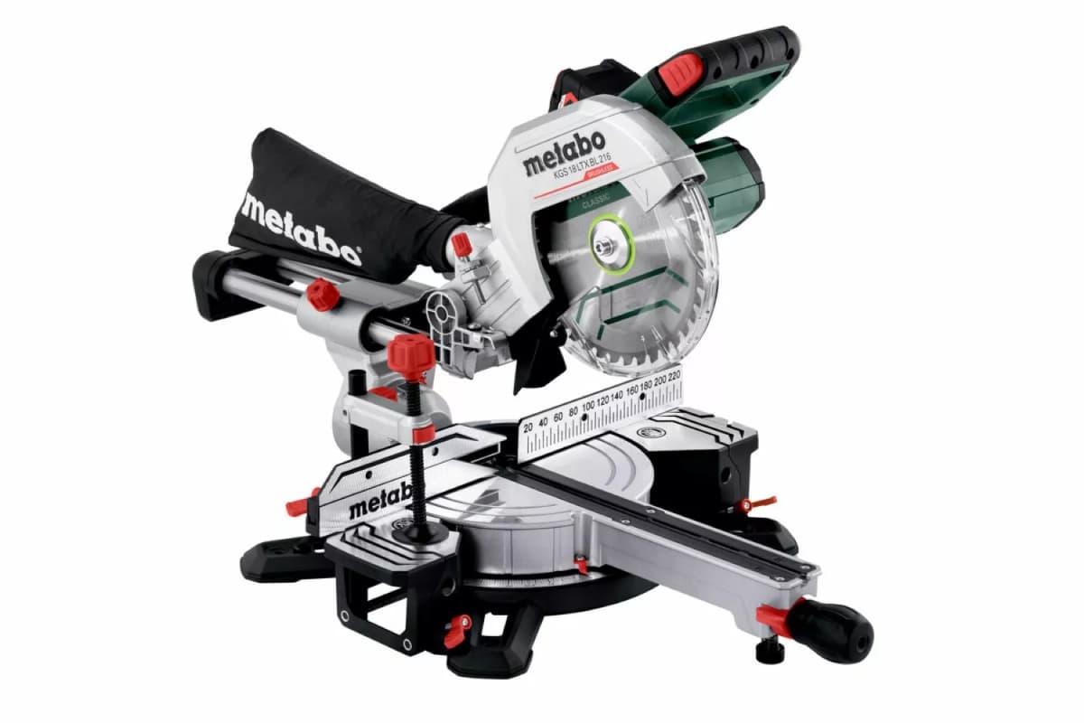 Metabo KGS 18 LTX BL 216 LiHD Accu Afkortzaag Set (1x 4Ah) - 216 X 30mm