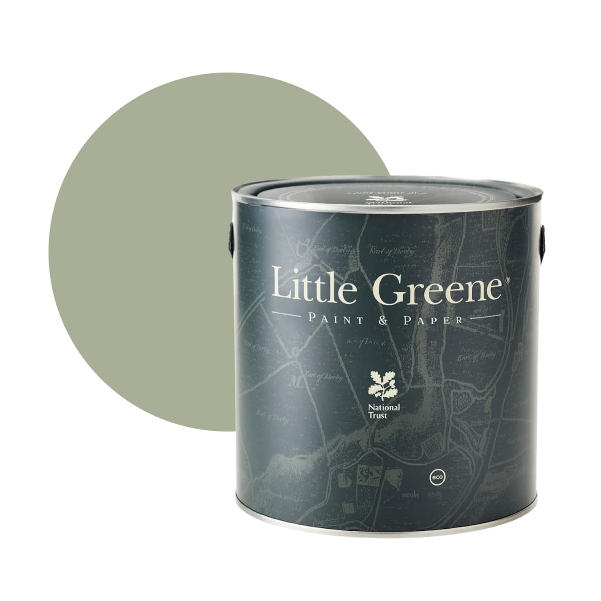 Little Greene Intelligent Eggshell - Boringdon Green No. 295 - 5L